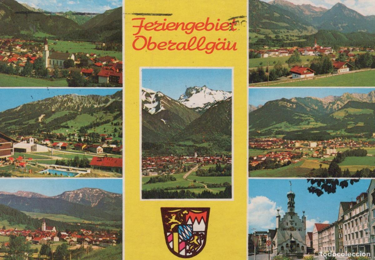 Postales: Germany Oberallg&auml;u Feriengebiet Multi View German Alps Villages *YAW036