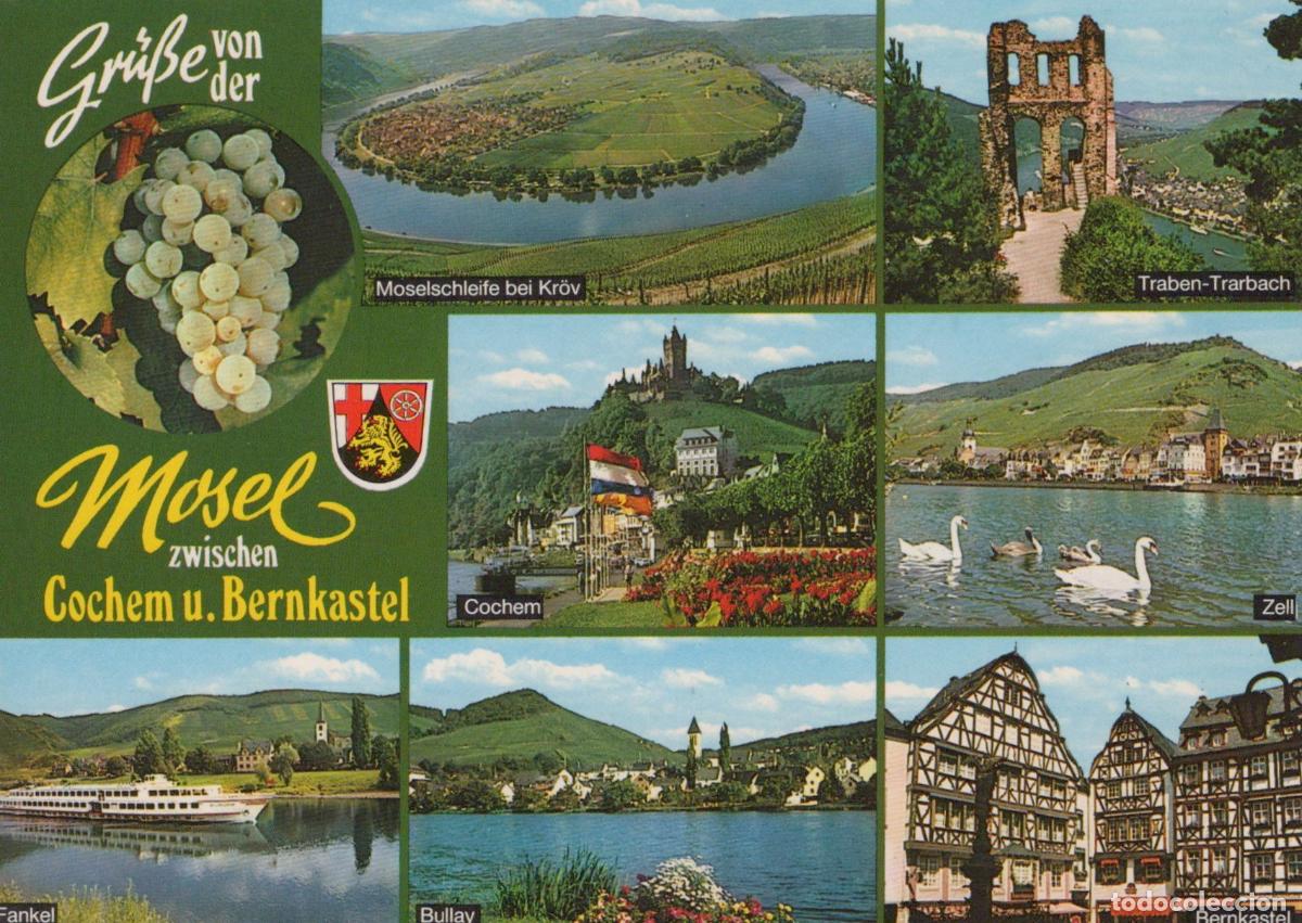 Postales: Germany Mosel Valley Mosel River Valley Cochem Bernkastel Traben *YAW053