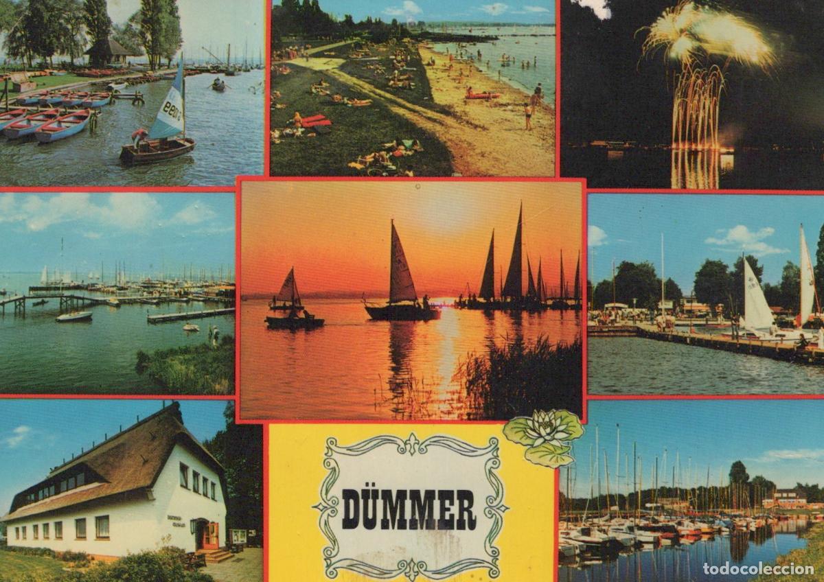 Postales: Germany D&uuml;mmer Lake Multi View With Sailing Beach Fireworks *YAW051