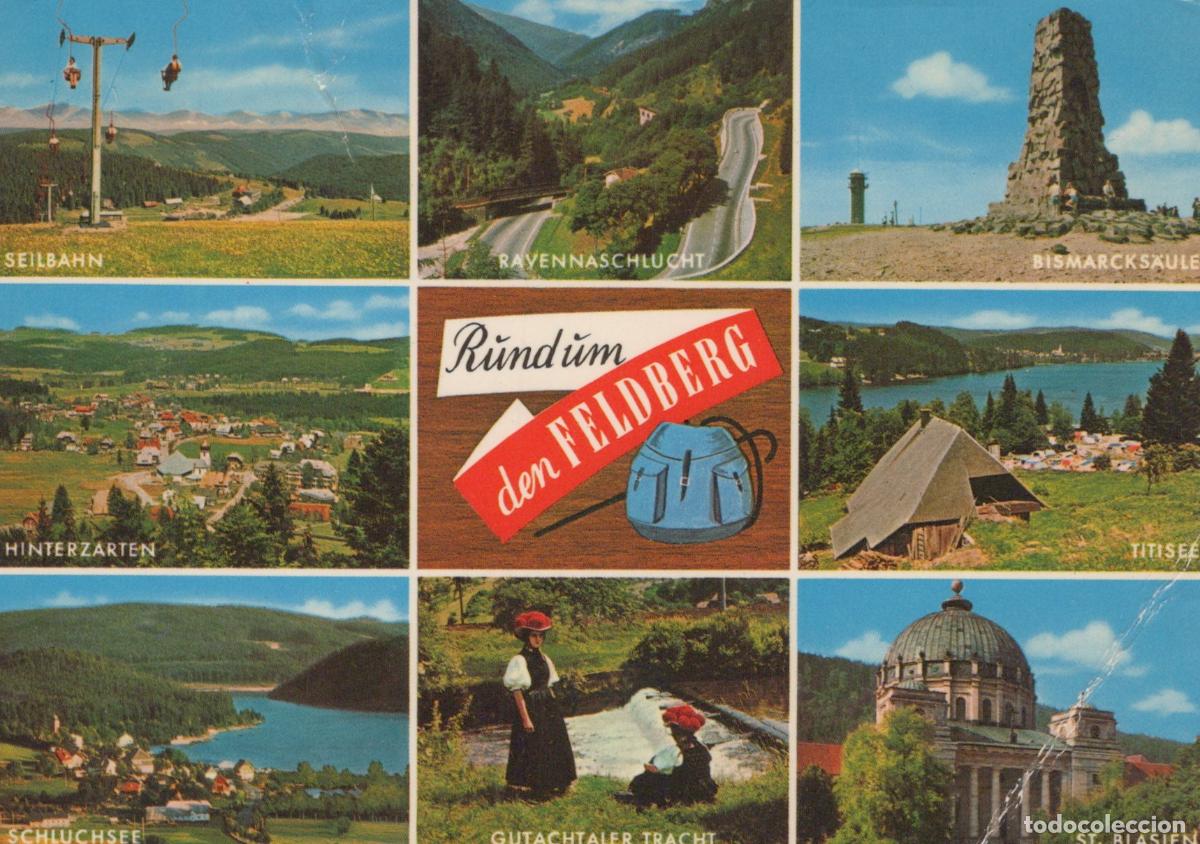 Postales: Germany Feldberg Region Multi View Cable Car Lake Titisee *YAW049