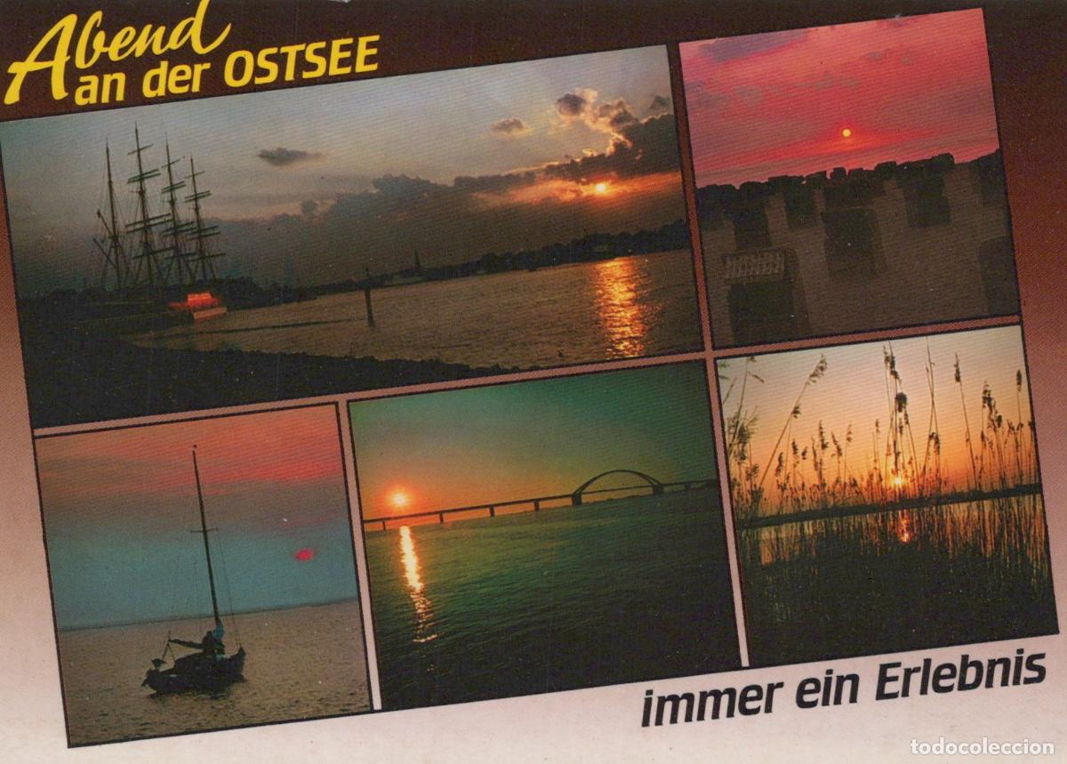 Postales: Germany L&uuml;beck Collage of Sunsets Over the Baltic Sea With Unposted *YAW061