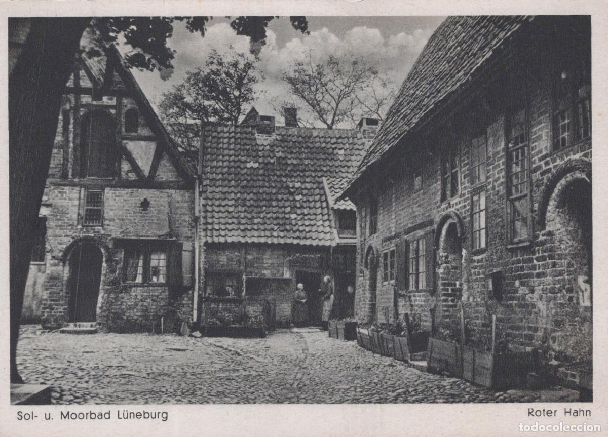 Cartes Postales: Germany L&uuml;neburg Sol U Moorbad Roter Hahn Historic Courtyard Unposted *YAW113