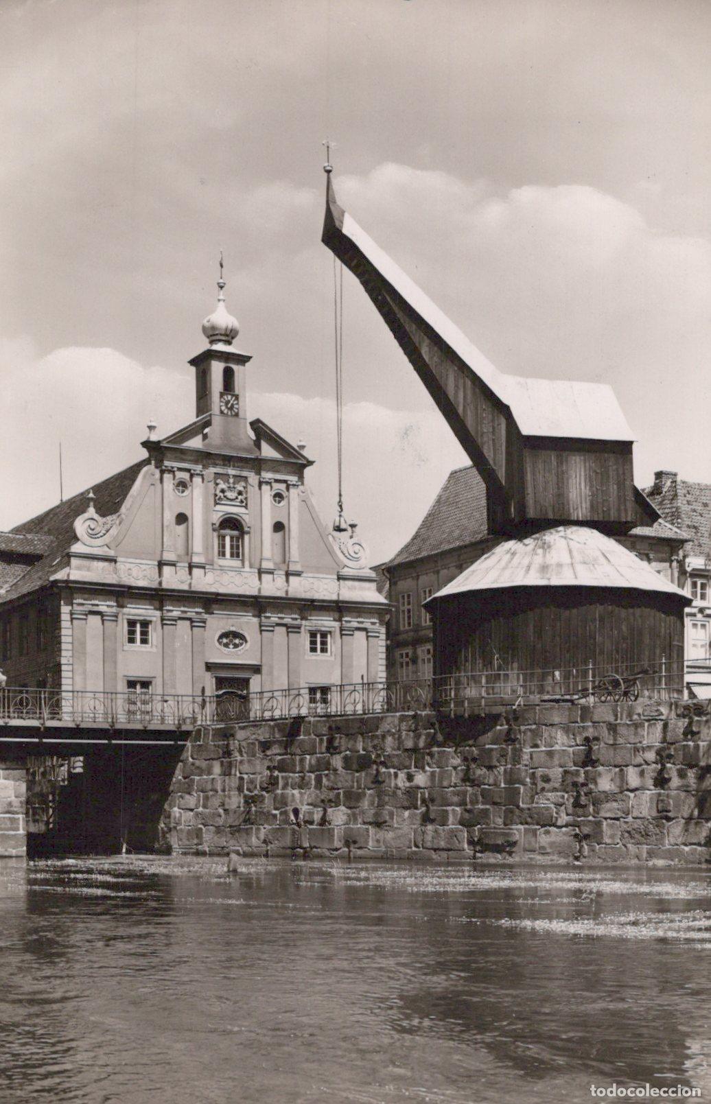 Cartes Postales: Germany L&uuml;neburg Old Crane and Custom House On the Ilmenau Unposted *YAW092