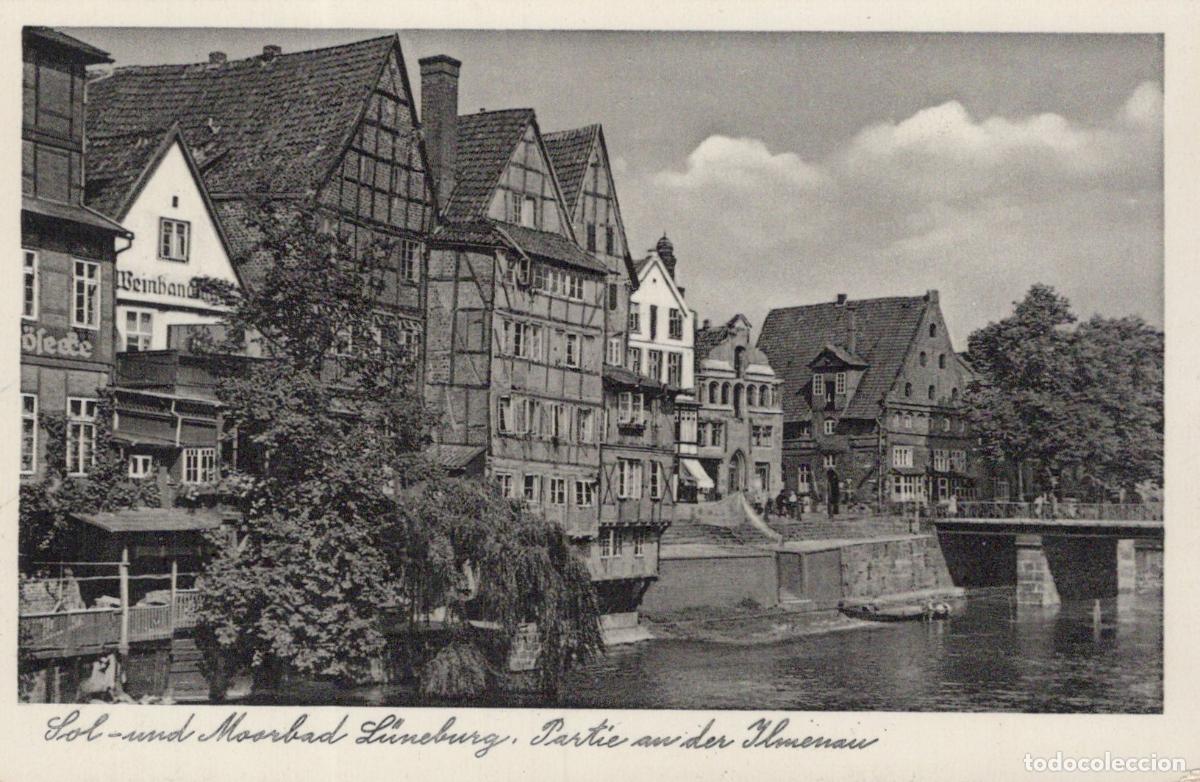 Postais: Germany L&uuml;neburg Ilmenau River With Historic Half Timbered Unposted *YAW104