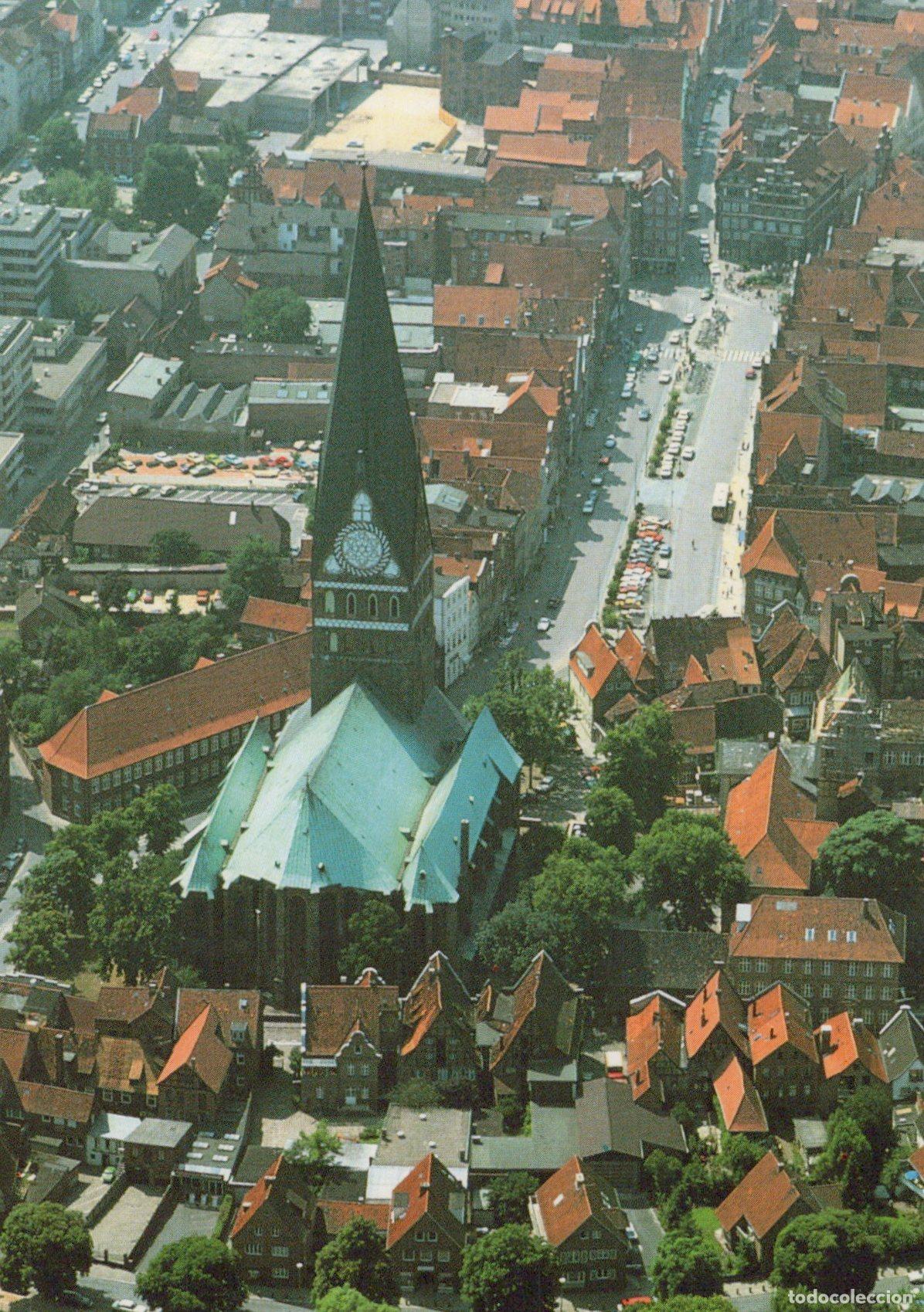 Postais: Germany L&uuml;neburg St Johanniskirche Aerial View Architecture Cityscape *YAW128