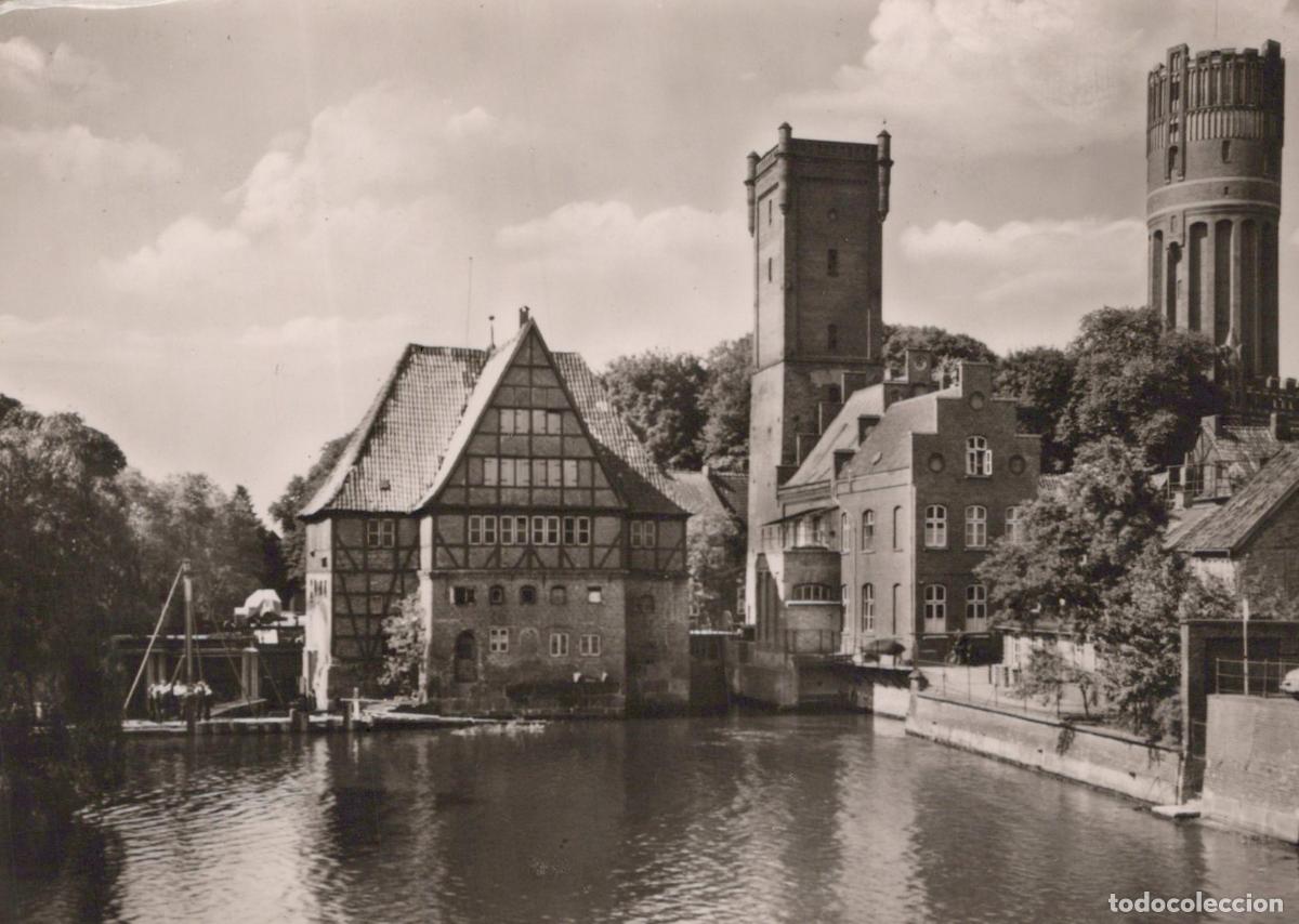 Postais: Germany L&uuml;neburg Ratsm&uuml;hle and Wasserturm Historic Real Photo Unposted *YAW112