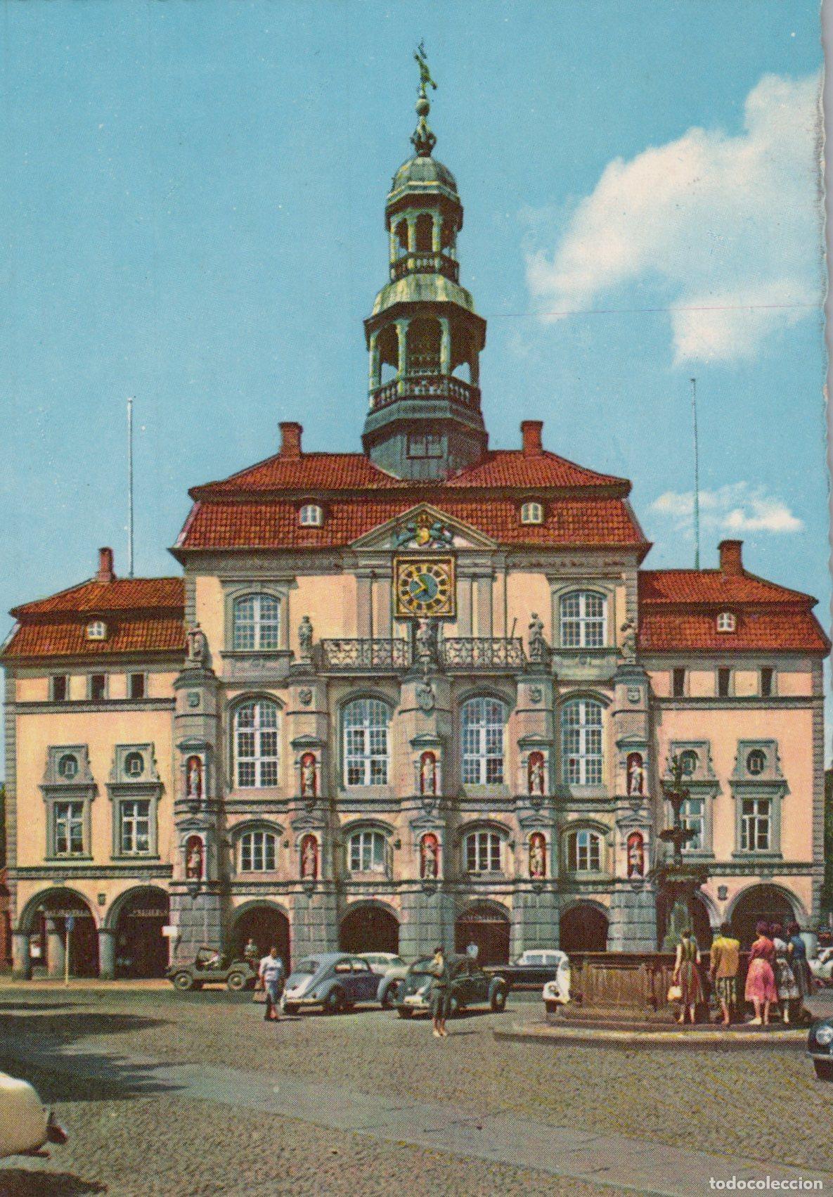 Postais: Germany L&uuml;neburg Historic Town Hall Building and Market Square *YAW143