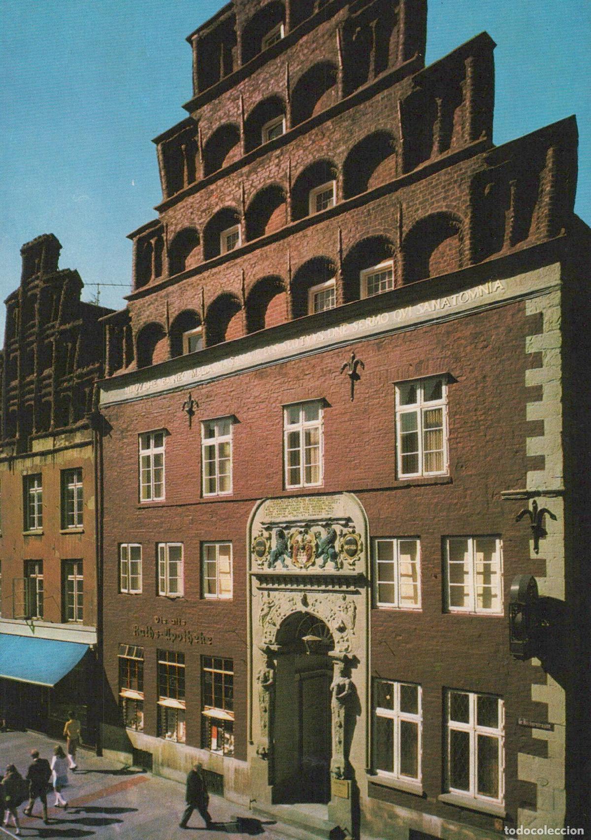 Postais: Germany L&uuml;neburg Die Alte Rats Apotheke Historic Pharmacy Building *YAW134