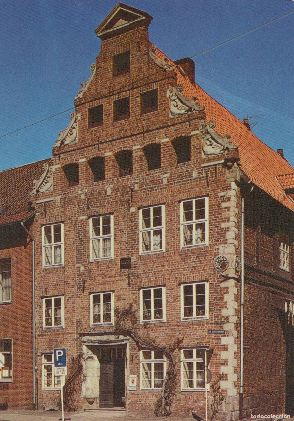 Postales: Germany L&uuml;neburg Heinrich Heine Haus Historic Brick Gabled Unposted *YAW149