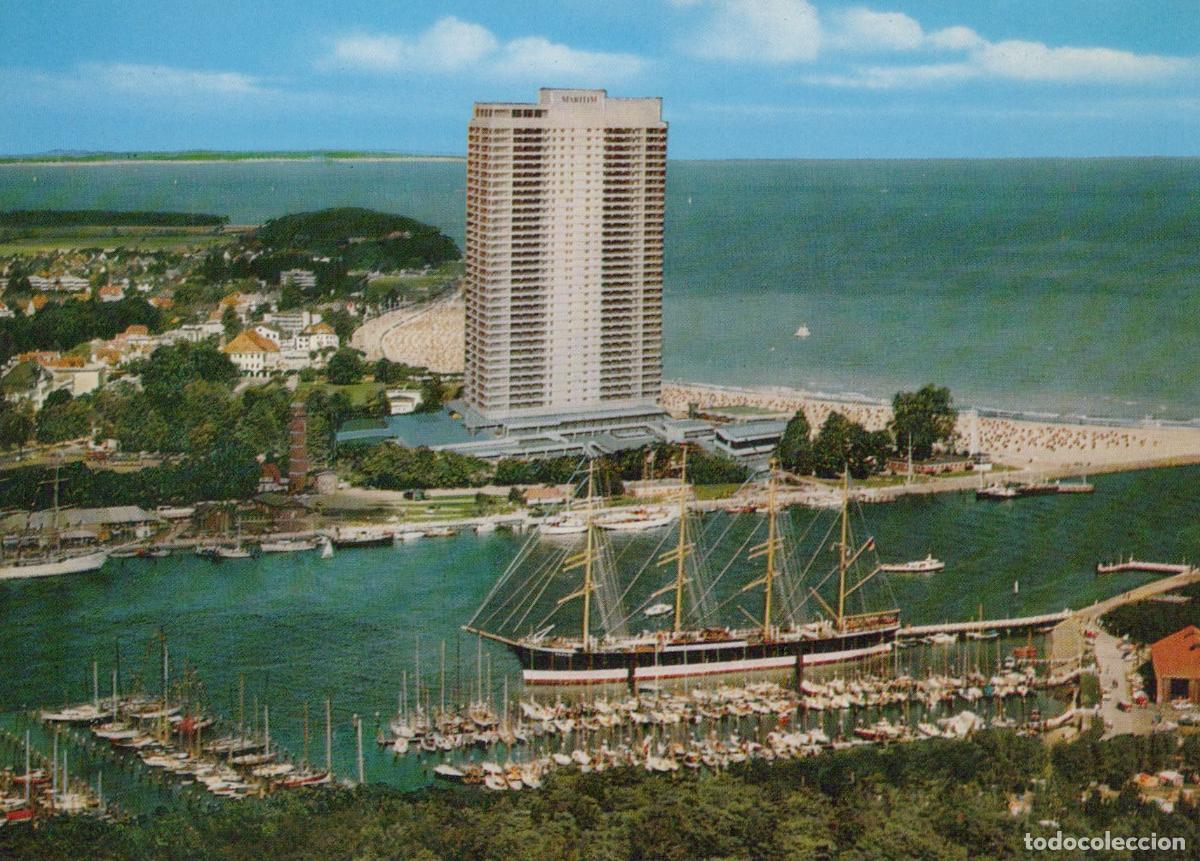 Postales: Germany Travemunde Aerial View Maritim Hotel Beach Harbor Unposted *YAW185
