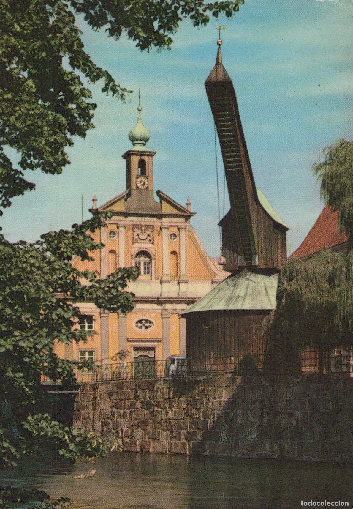 Postales: Germany L&uuml;neburg Old Crane and Kaufhaus Historic Buildings *YAW152