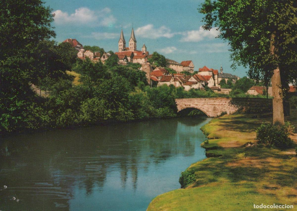 Postales: Germany Fritzlar Picturesque View of Town With Cathedral and Bridge *YAW198