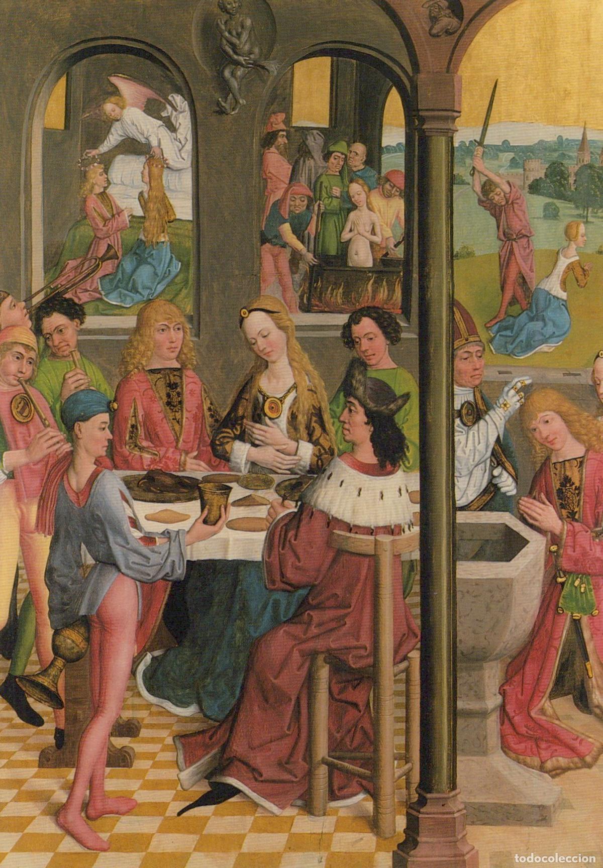 Postales: Germany L&uuml;neburg Johanniskirche Legend of St Cecilia By Hinrik Funhof *YAW157