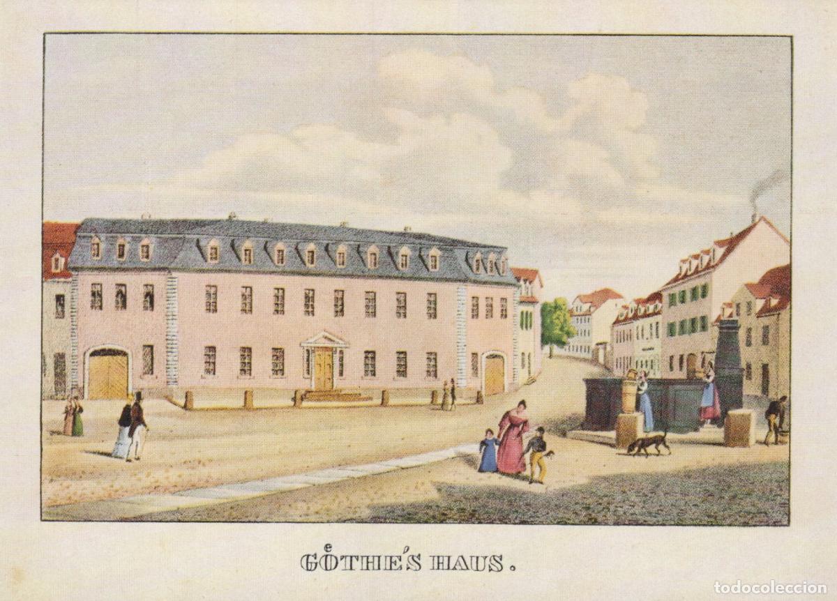 Postales: Germany Weimar Goethe S House am Frauenplan Colored Copper Unposted *YAW213