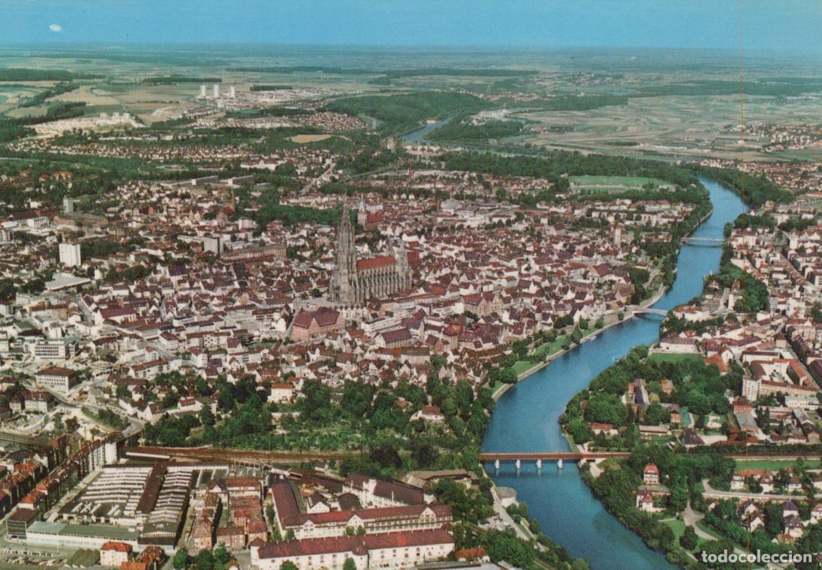 Postales: Germany Ulm Aerial View Danube River Minster Church Tallest in Unposted *YAW172
