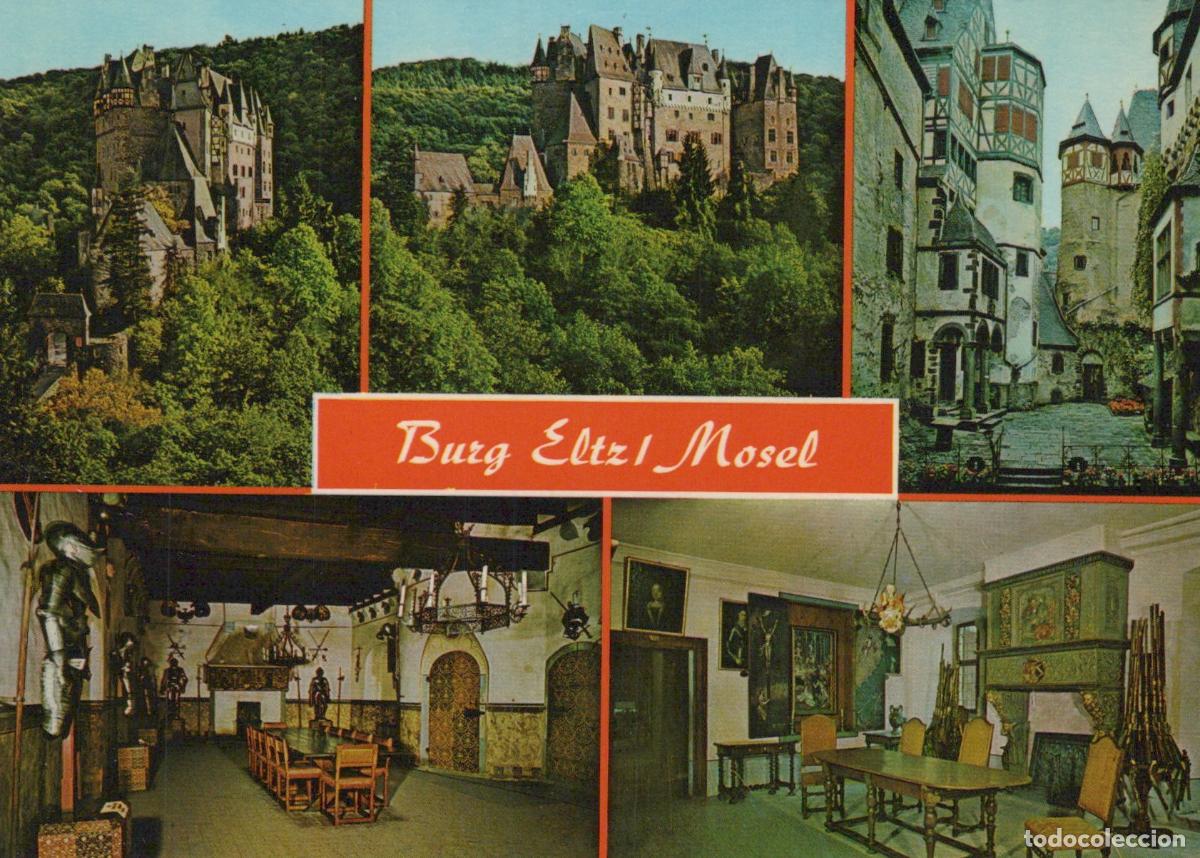 Cartoline: Germany Wierschem Burg Eltz Castle On the Mosel River Exterior and *YAW235