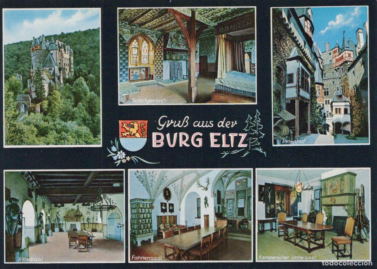 Cartoline: Germany Wierschem Burg Eltz Castle Exterior Interior Rooms Unposted *YAW233