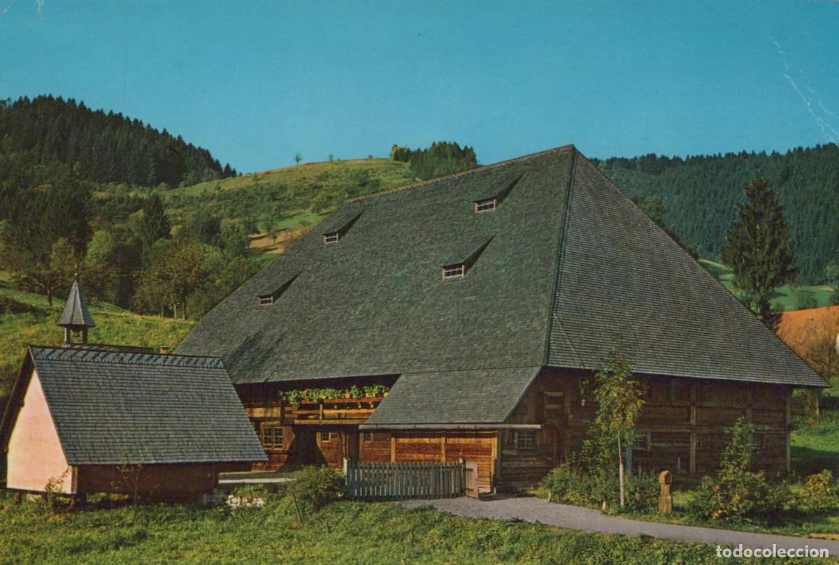 Cartoline: Germany Gutach Farmhouse With Hofkapelle and Hills Landscape *YAW241