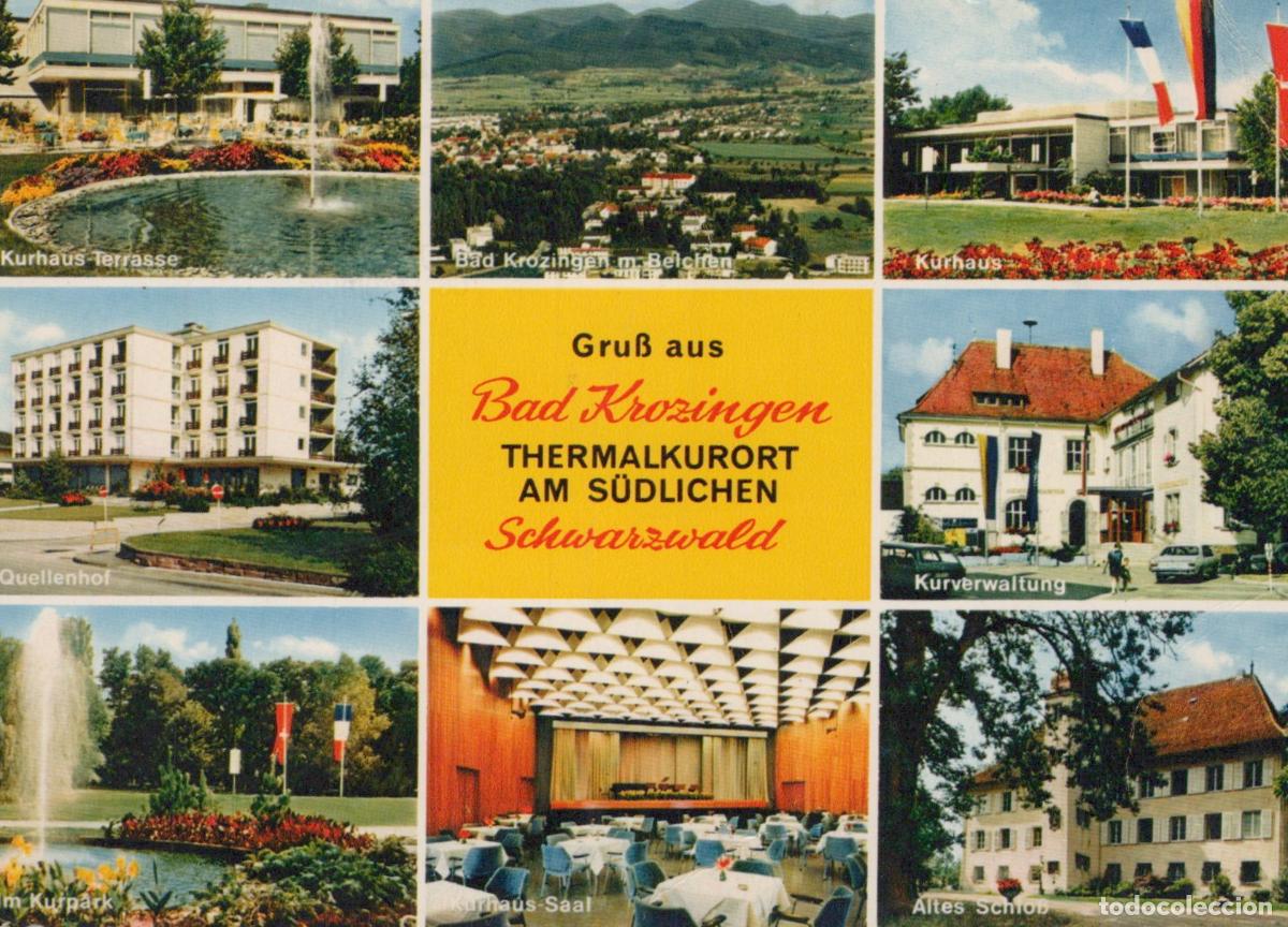 Postcards: Germany Bad Krozingen Multi View Kurhaus Quellhof Kurpark Altes Schloss *YAW270
