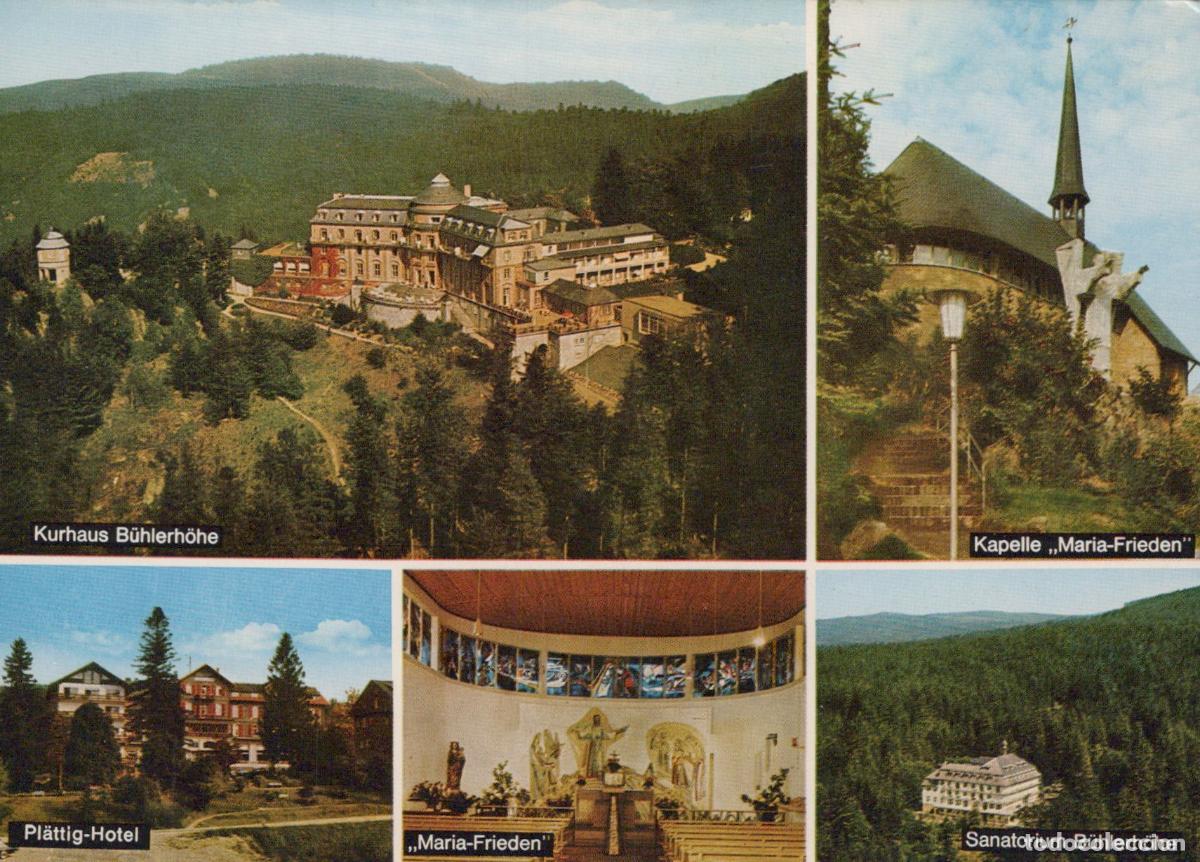 Postales: Germany Baden Baden B&uuml;hlerh&ouml;he Kurhaus Pl&auml;ttig Hotel Sanatorium Unposted *YAW276