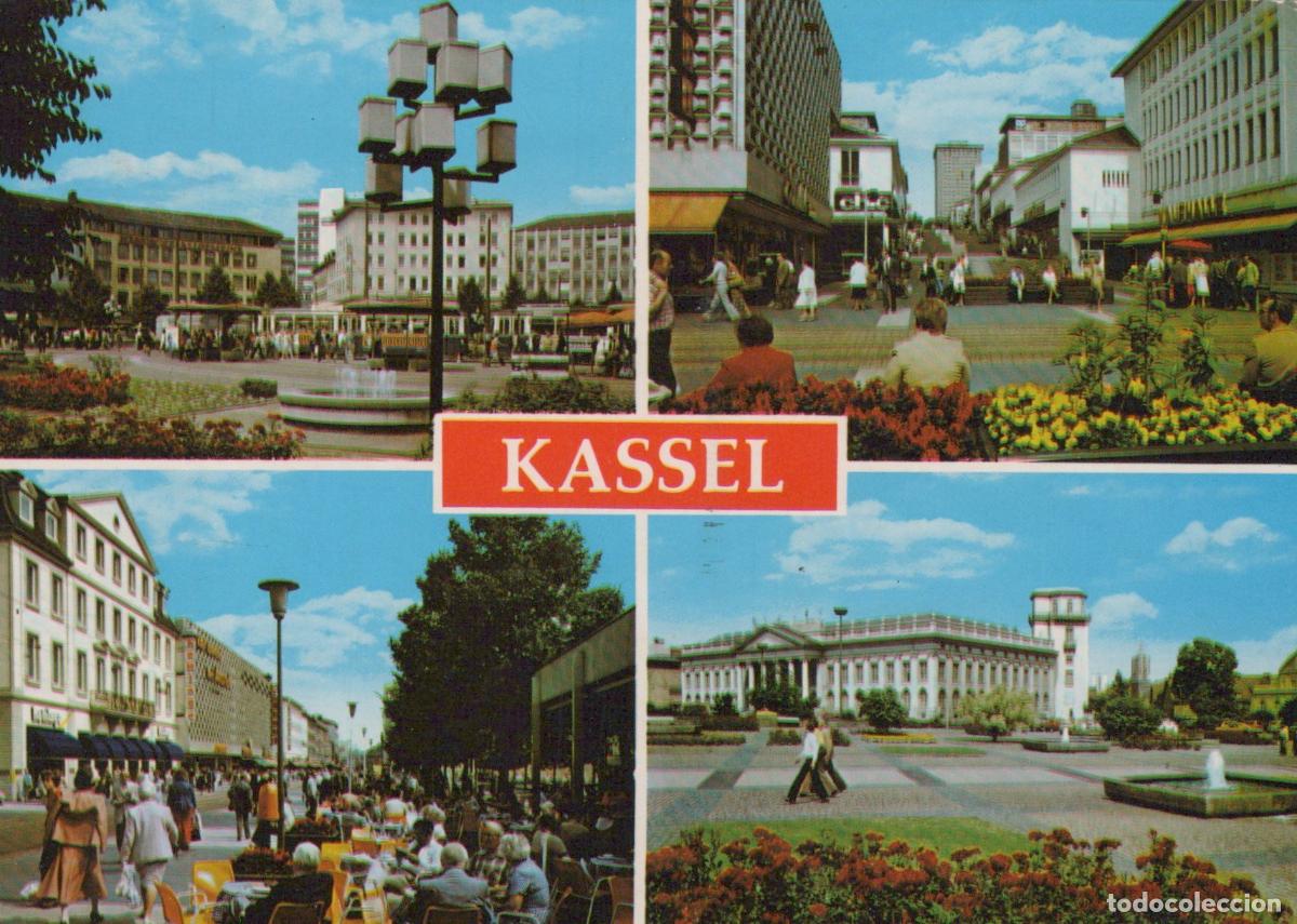 Postales: Germany Kassel City Views Architecture People Fountains 1980s *YAW280