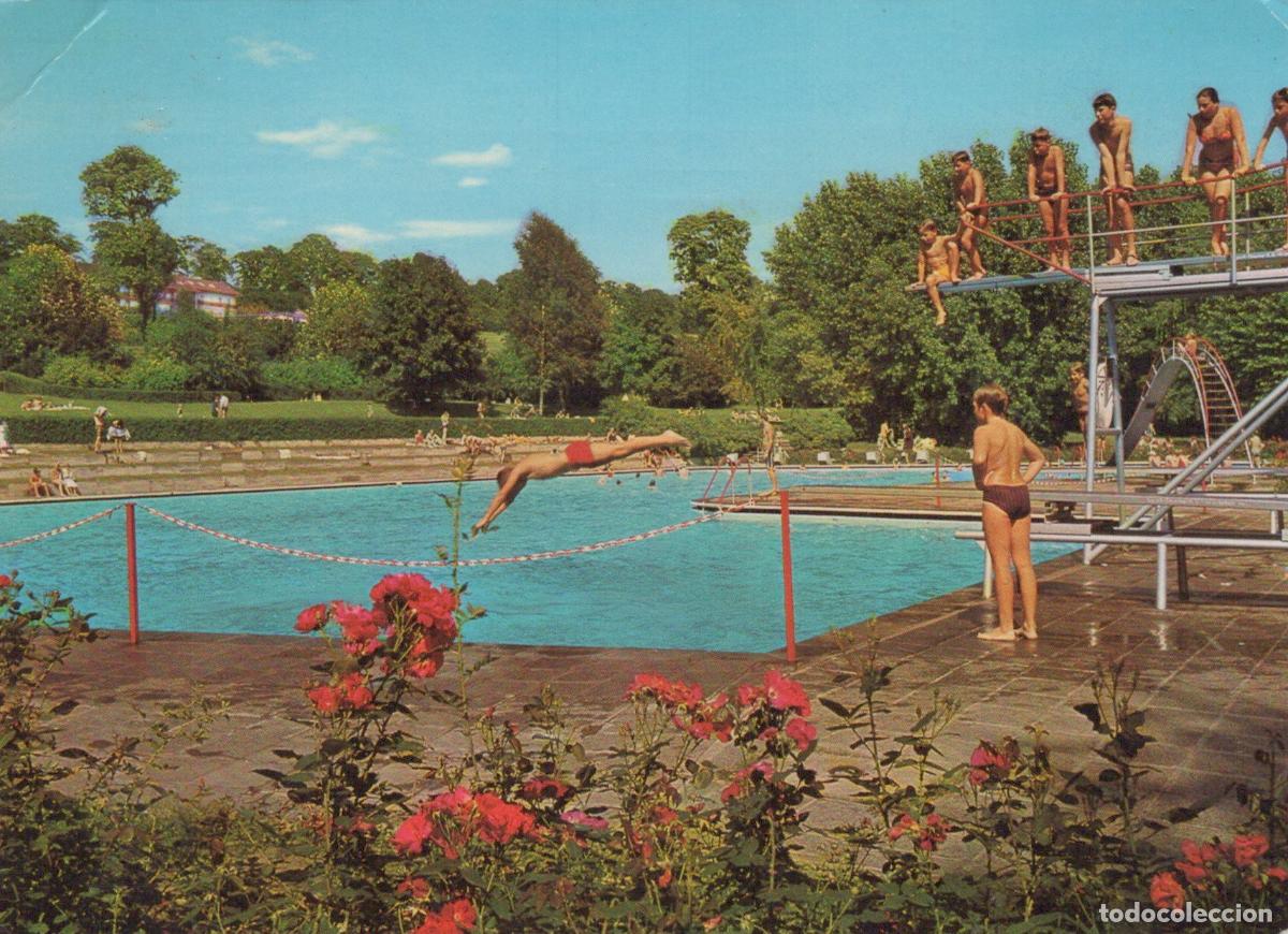 Cartoline: Germany Schotten Schwimmbad Outdoor Swimming Pool With Divers *YAW239