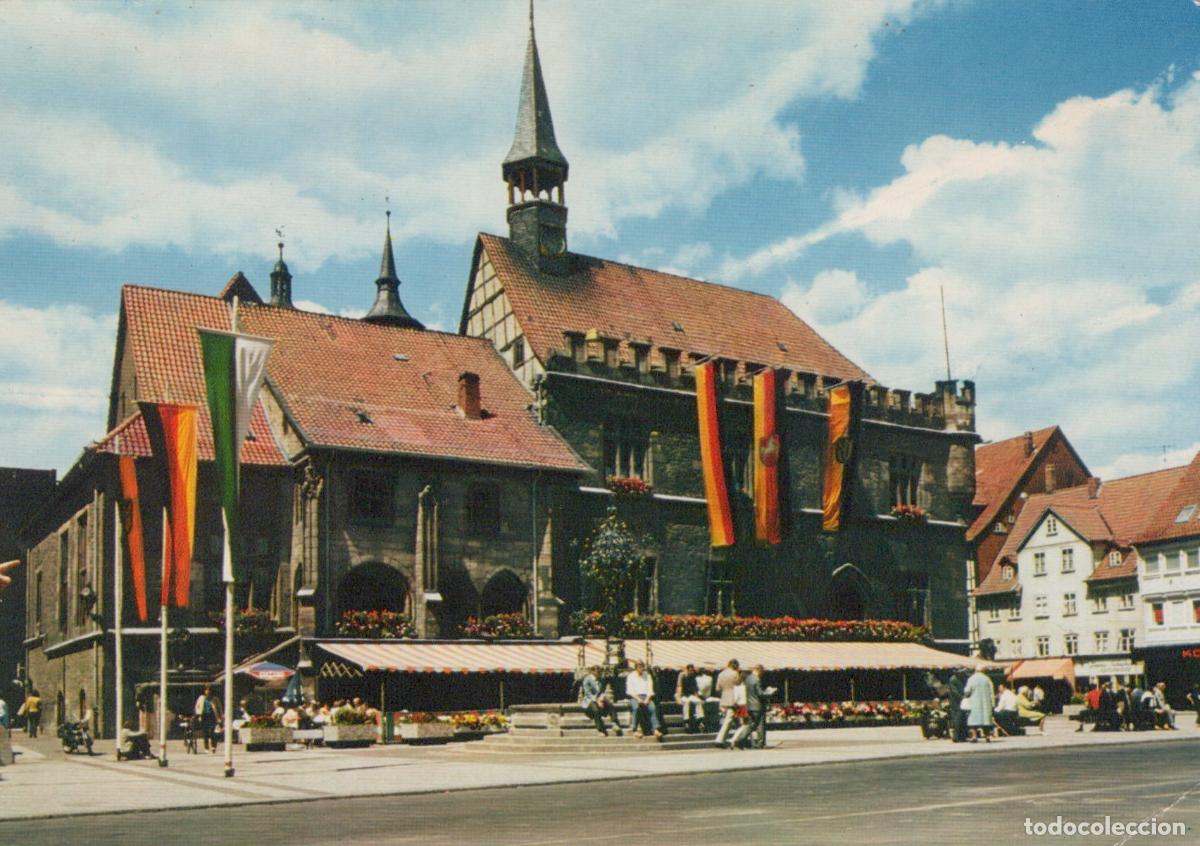 Postales: Germany G&ouml;ttingen Town Hall 14th Century Architecture Vintage Unposted *YAW301