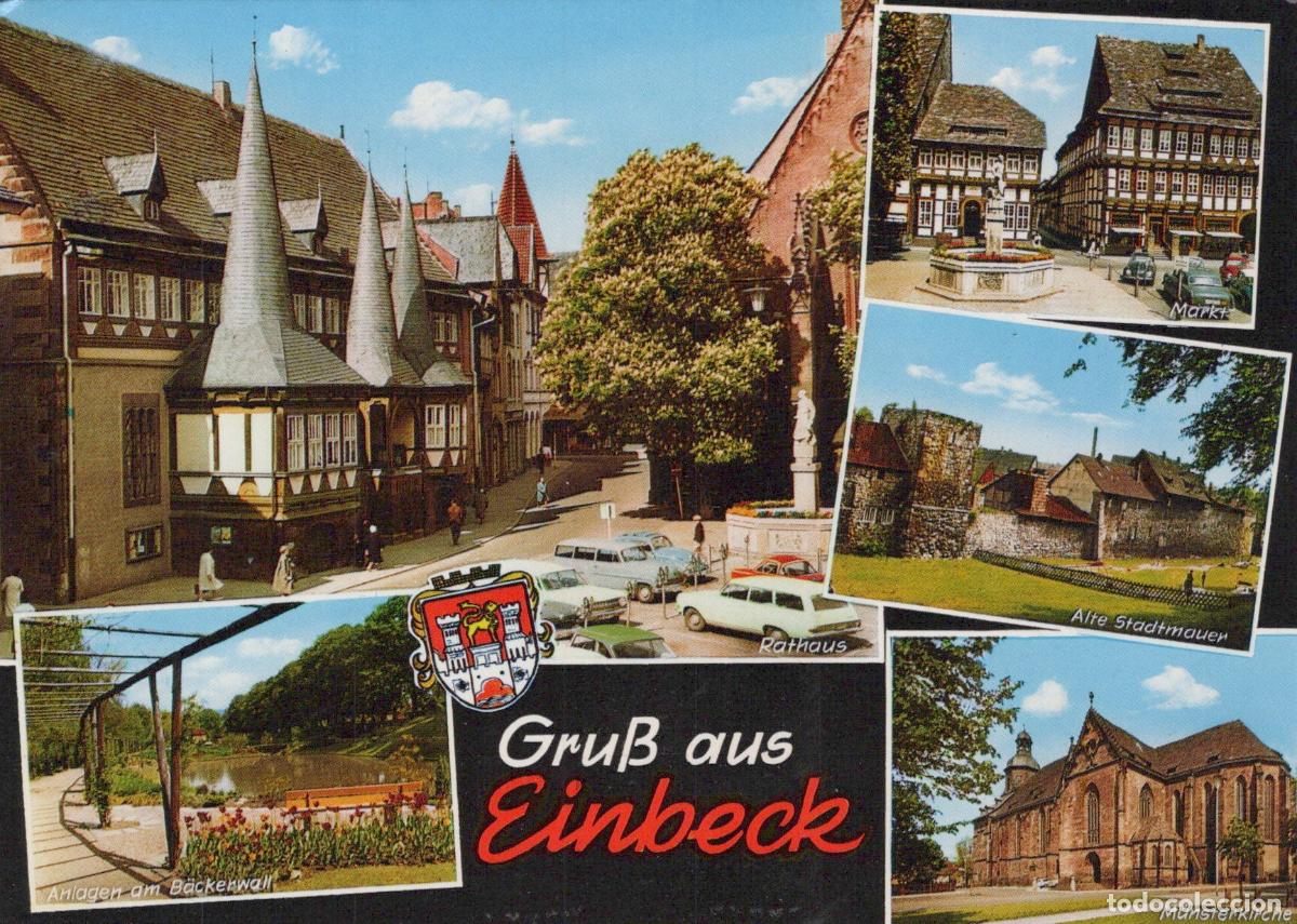 Postales: Germany Einbeck Multi View Rathaus Markt Alte Stadtmauer Unposted *YAW303