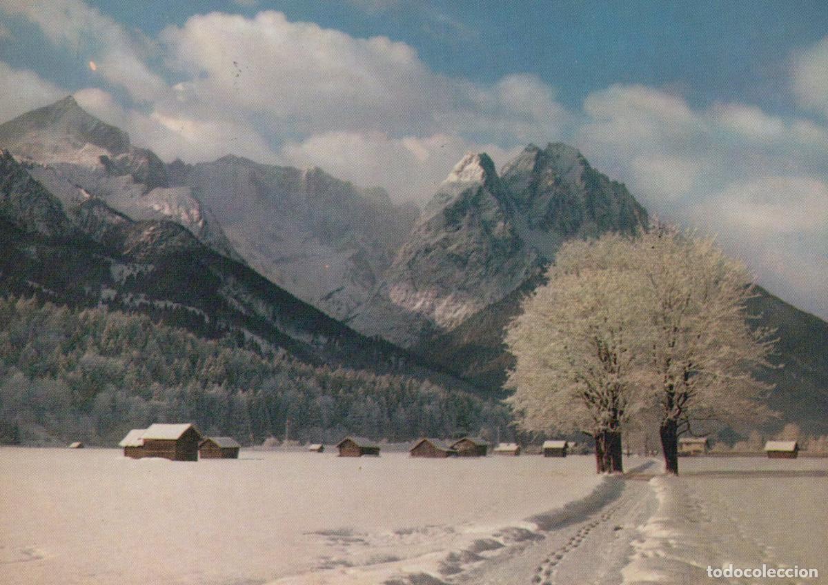 Cartoline: Germany Garmisch Partenkirchen Winter in the Mountains Zugspitzmassiv *YAW306