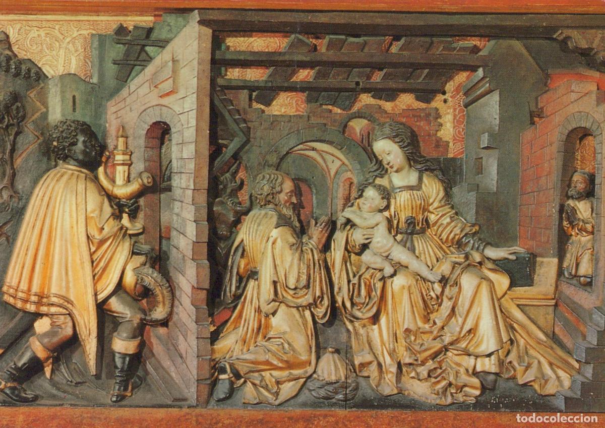Cartoline: Germany Freiburg IM Breisgau M&uuml;nster U L Frau Predella des Hochaltars *YAW315