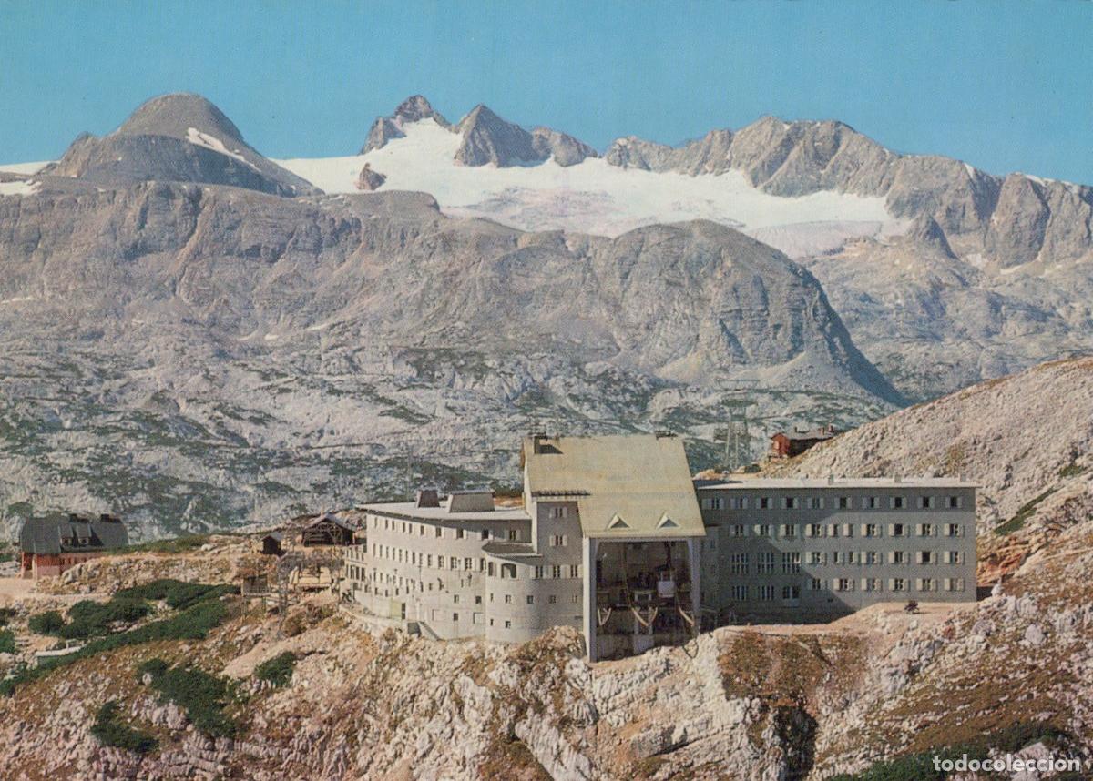 Cartoline: Austria Obertraun Krippenstein Berghaus Hotel Dachstein Mountain Glacier *YAW311