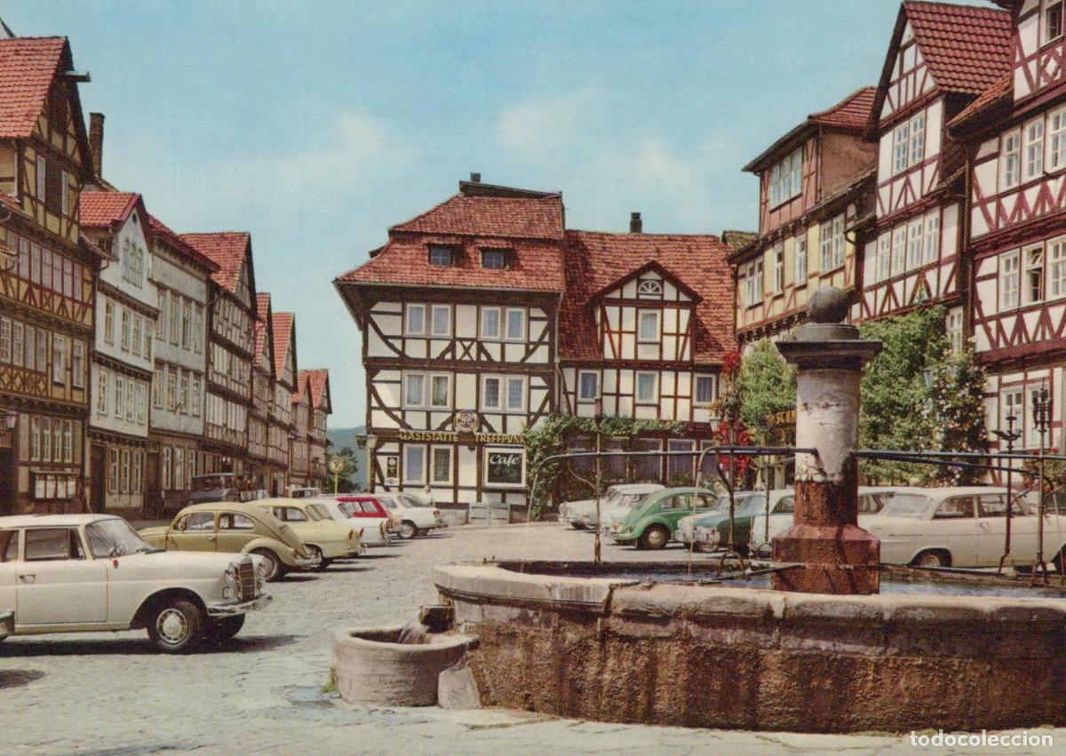 Postais: Germany Bad Sooden Allendorf Marketplace Historic Half Timbered Unposted *YAW318