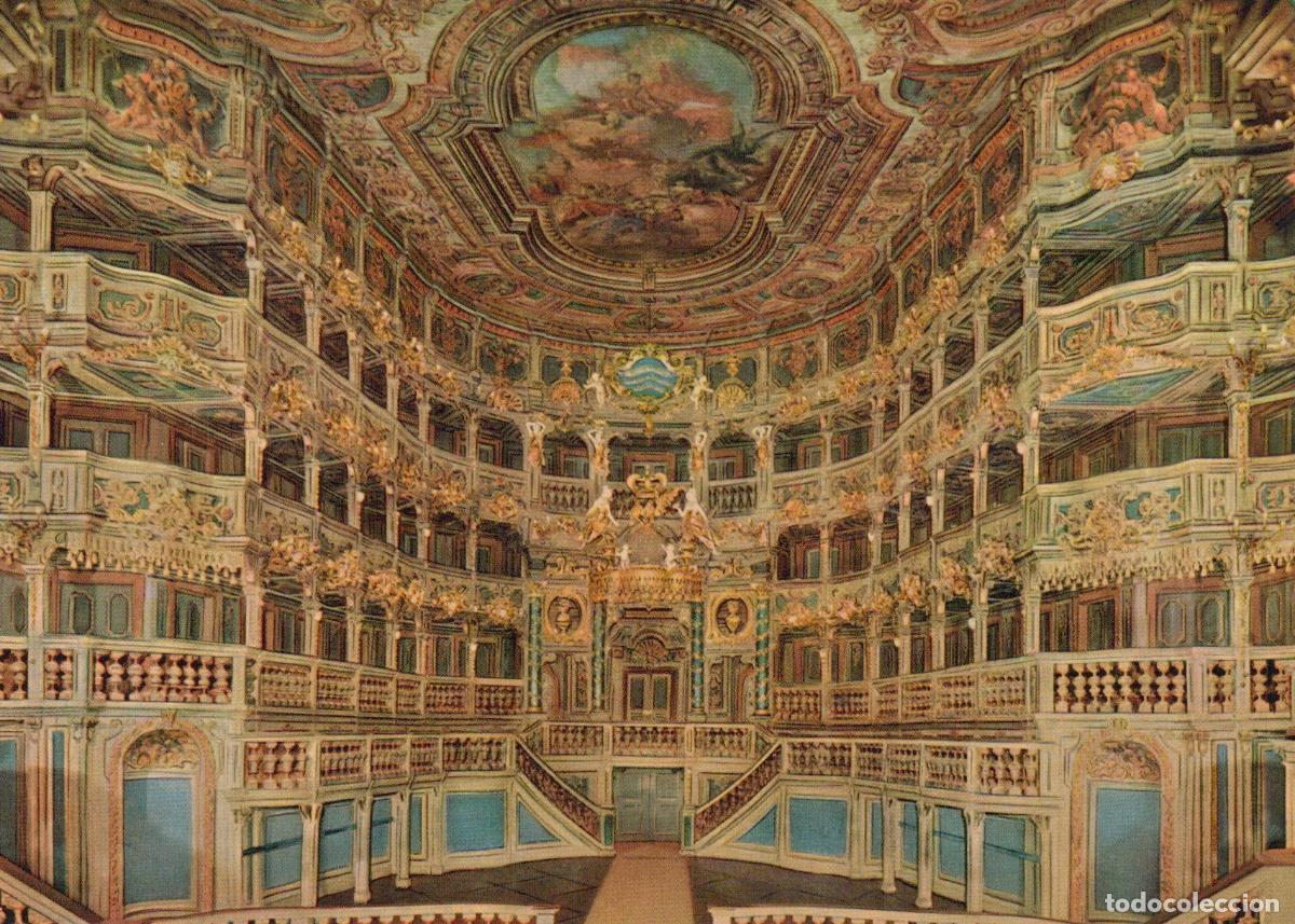 Postais: Germany Bayreuth Markgr&auml;fliches Opernhaus Rococo Interior Unposted *YAW321