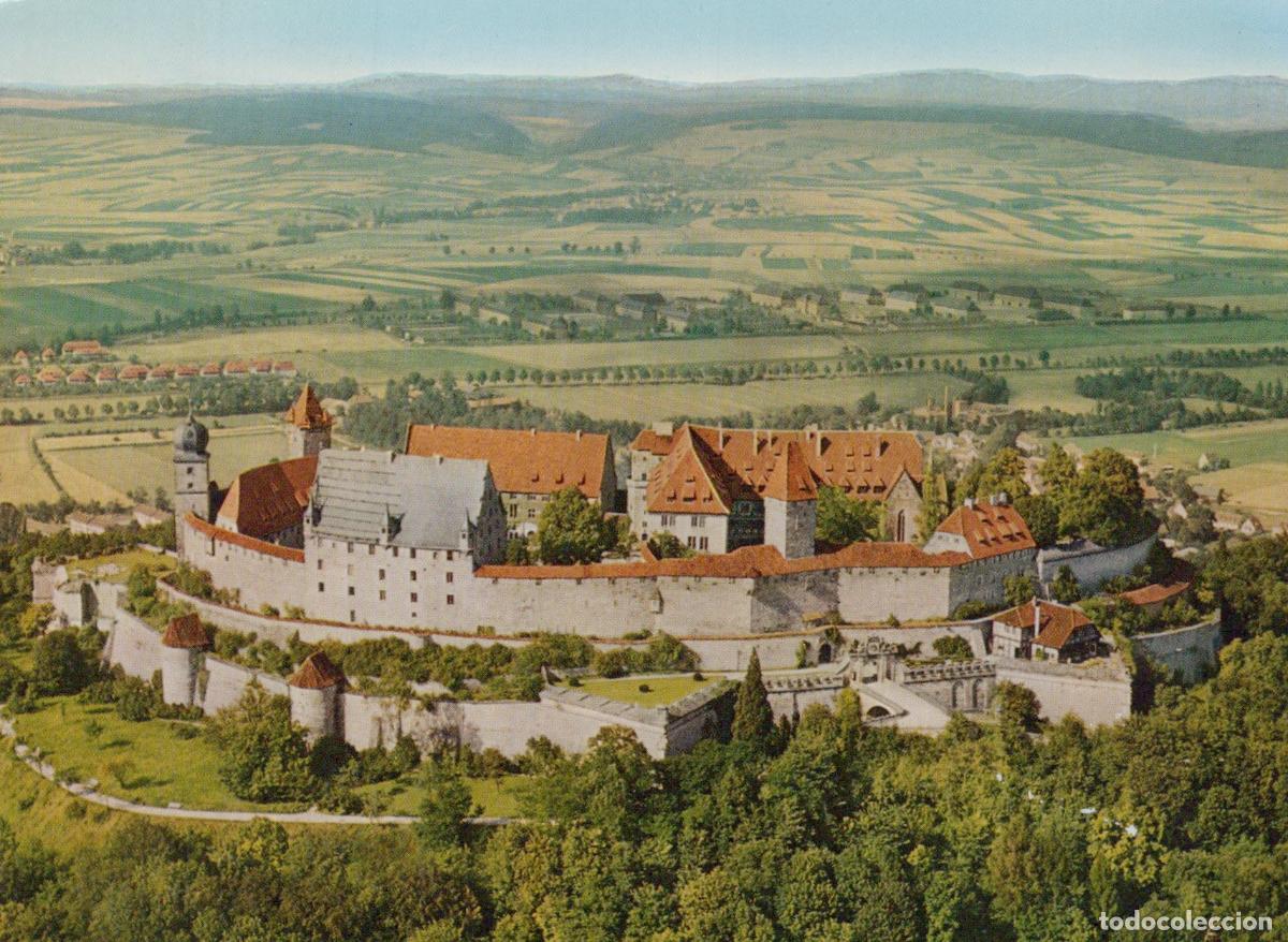Cartoline: Germany Coburg Veste Castle Aerial View 1950s Unposted *YAW325