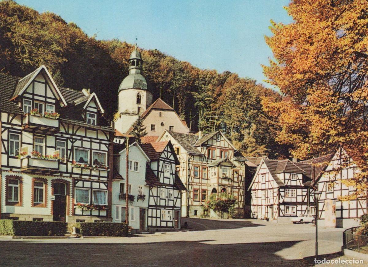 Postcards: Germany Bad Sooden Allendorf Wendischer Markt Half Timbered Unposted *YAW335