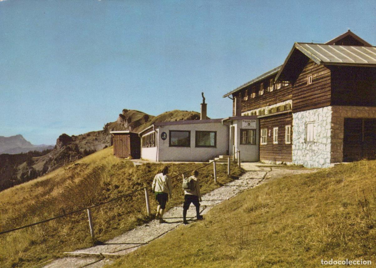 Postales: Germany Lenggries Brauneckhaus Mountain Hut With Hikers *YAW353