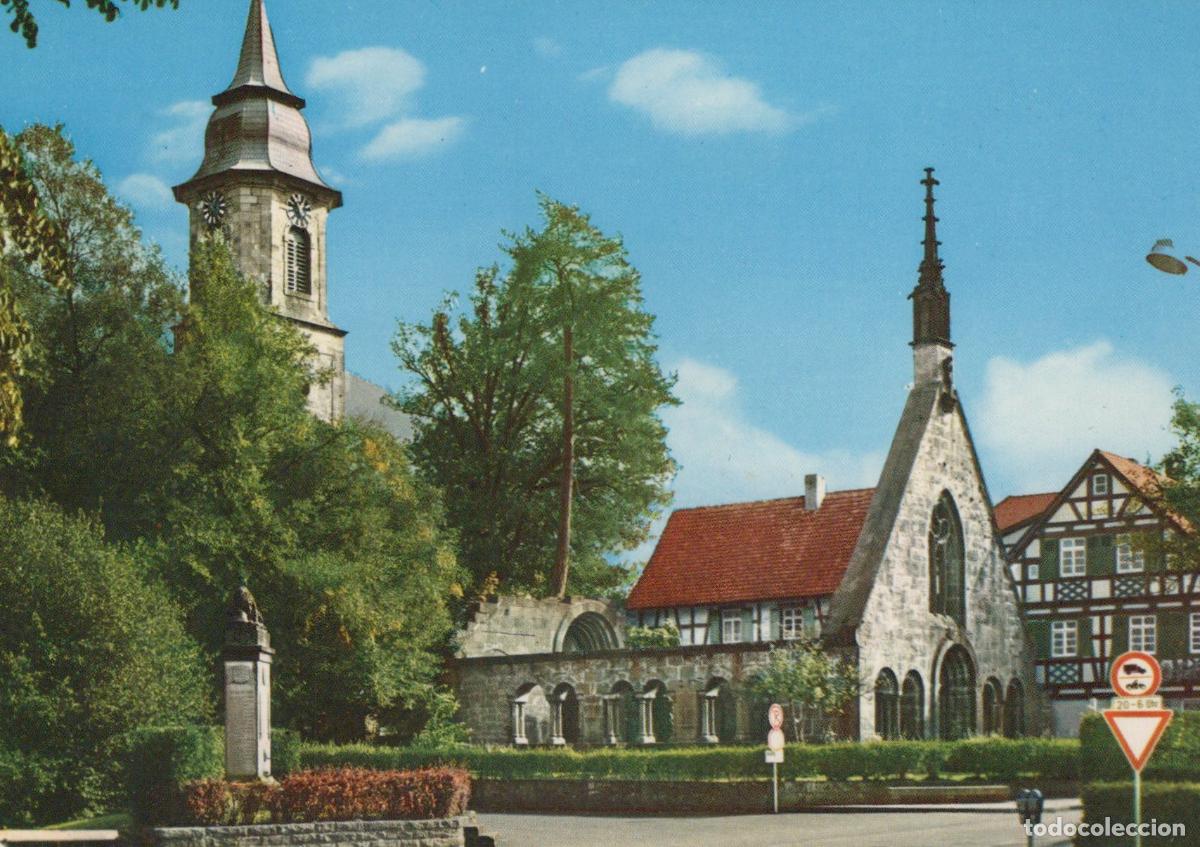 Postcards: Germany Herrenalb Historic Town Church With Monastery Ruins Unposted *YAW277