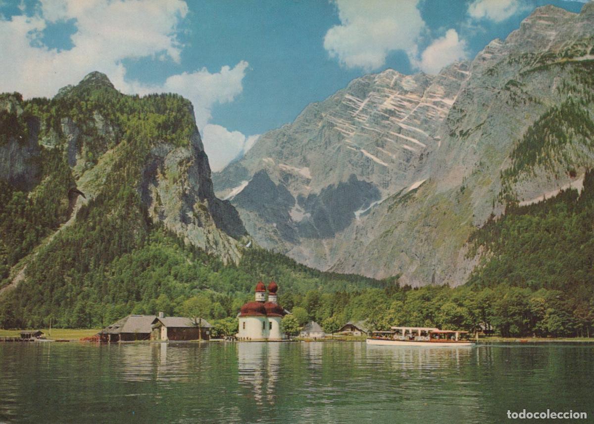 Cartoline: Germany Sch&ouml;nau am K&ouml;nigssee St Bartholom&auml; K&ouml;nigssee With Unposted *YAW361