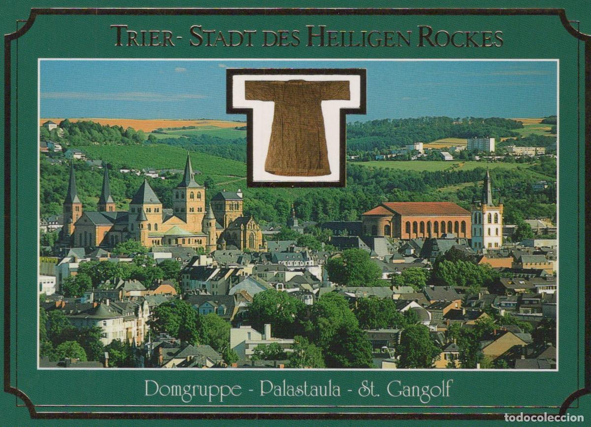Postales: Germany Trier City View Holy Robe Cathedral St Gangolf Unposted *YAW371