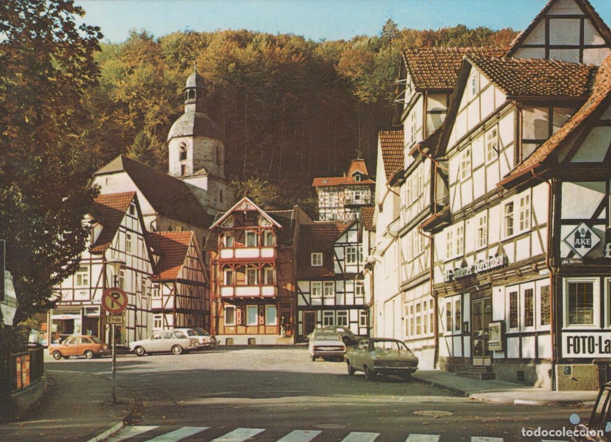 Postkarten: Germany Bad Sooden Allendorf Historic Half Timbered Houses and Church *YAW299