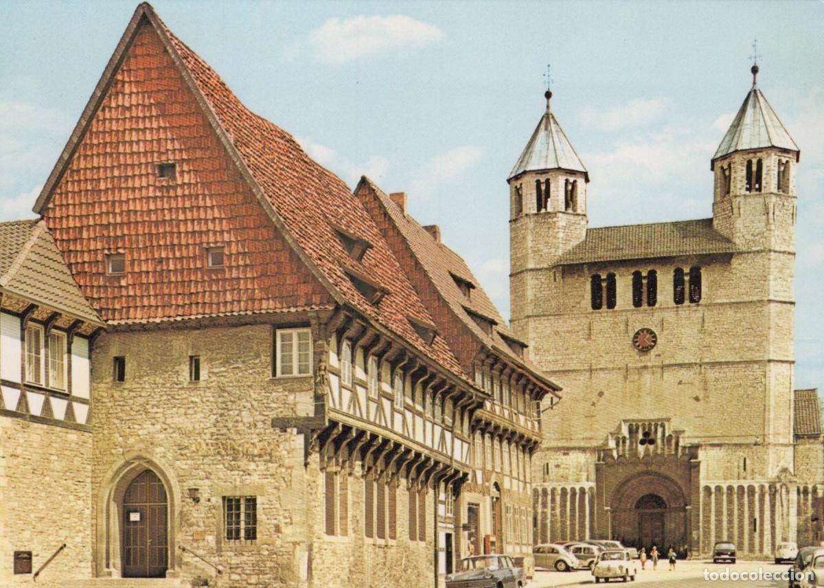Postkarten: Germany Bad Gandersheim Marketplace With Collegiate Church Unposted *YAW302