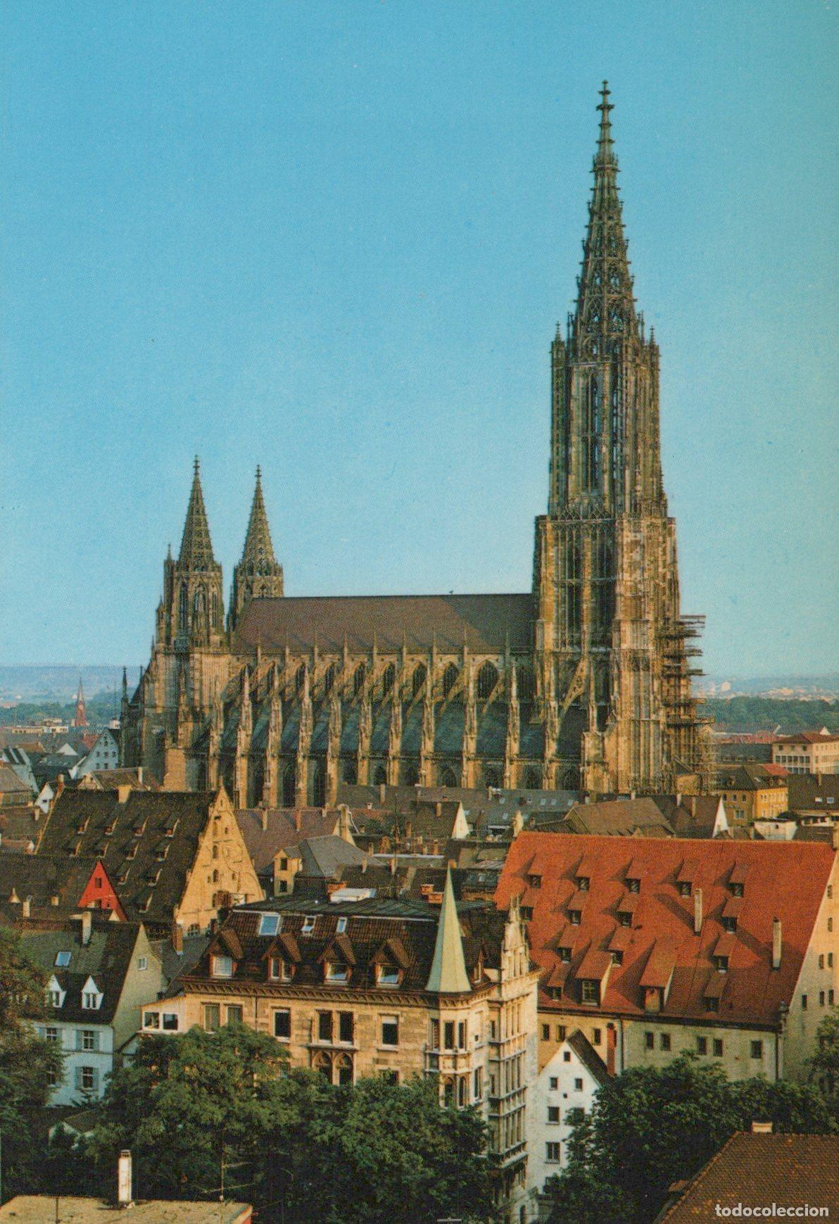 Postkarten: Germany Ulm Minster Tallest Church Spire in the World Cityscape Unposted *YAW415