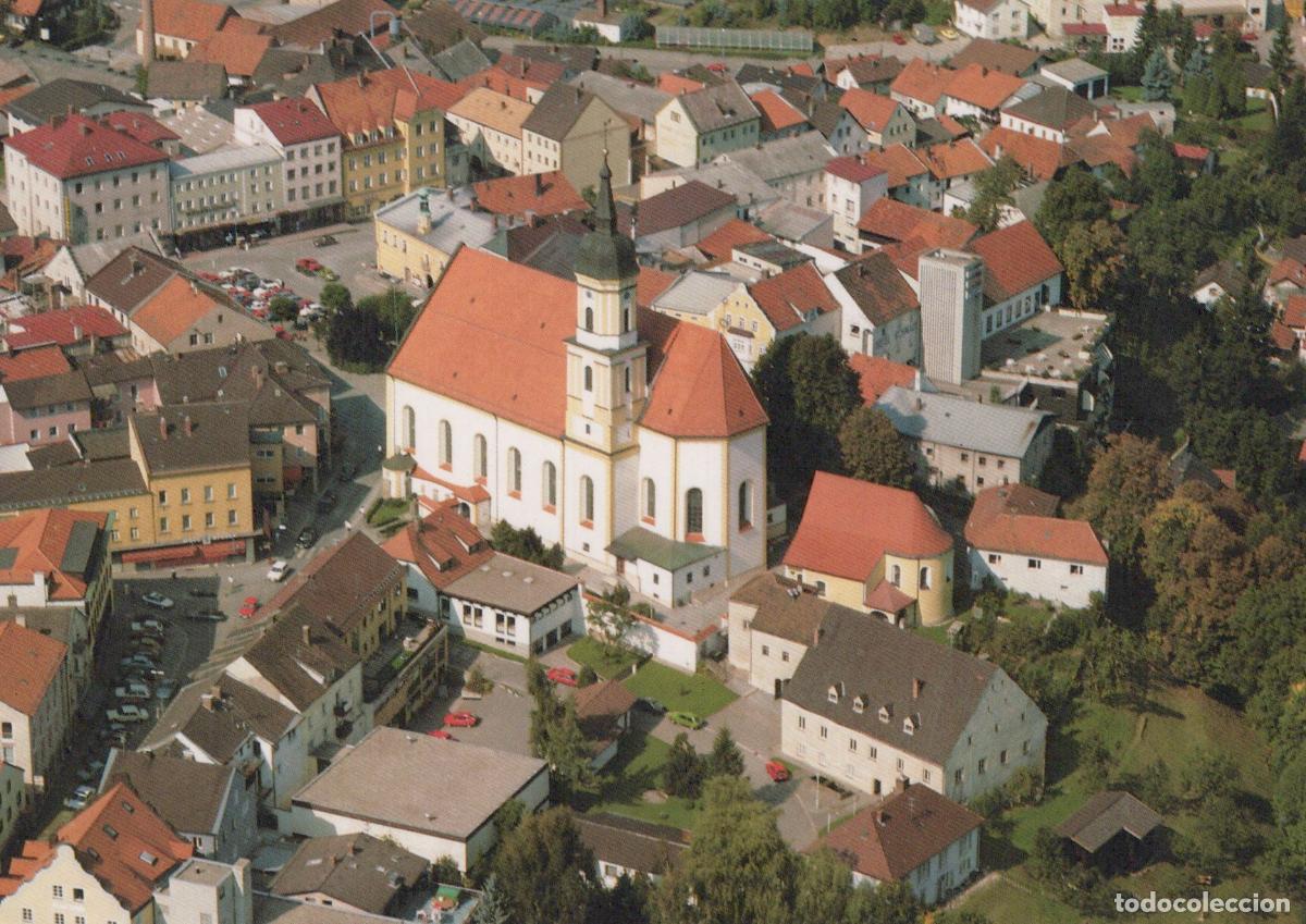 Postcards: Germany Viechtach St Augustin Parish Church Aerial View Unposted *YAW309