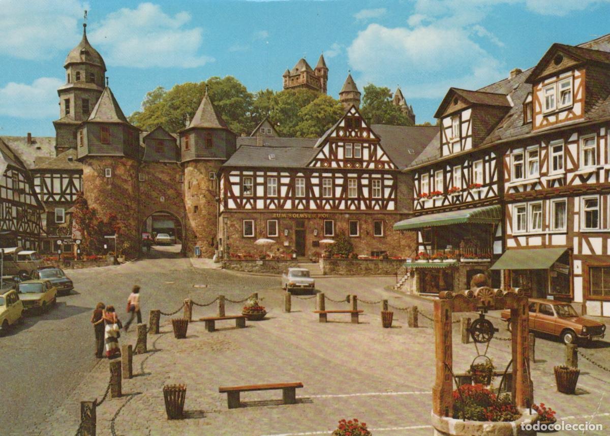Postkarten: Germany Braunfels Marketplace With Historic Buildings and Unposted *YAW312