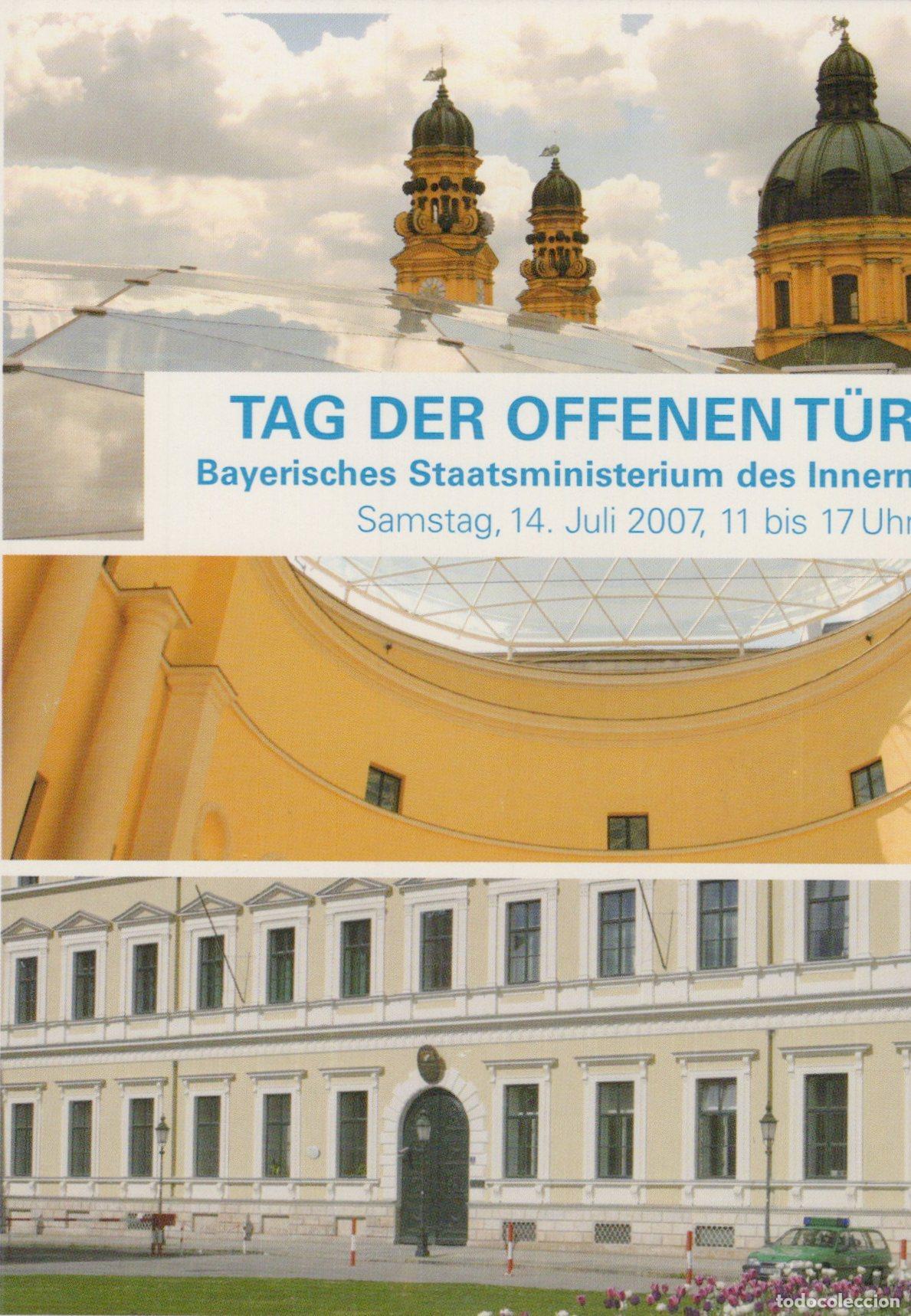 Postkarten: Germany Munich Bavarian State Ministry of the Interior Open Day Unposted *YAW438