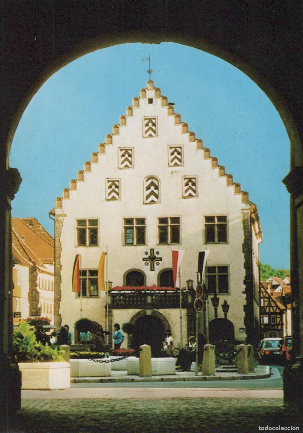 Postales: Germany Bad Mergentheim Town Hall Rathaus Historic Architecture Unposted *YAW443