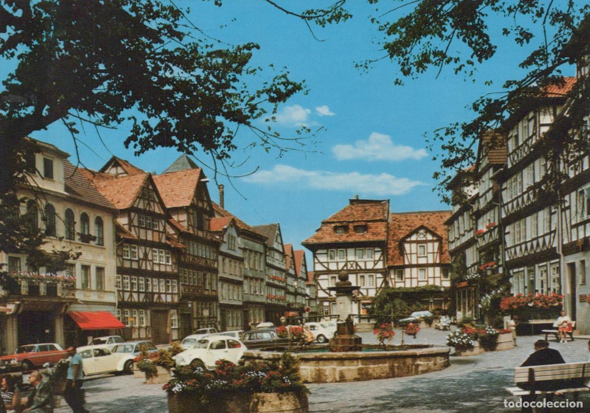 Postais: Germany Bad Sooden Allendorf Marketplace Historic Half Timbered Unposted *YAW334