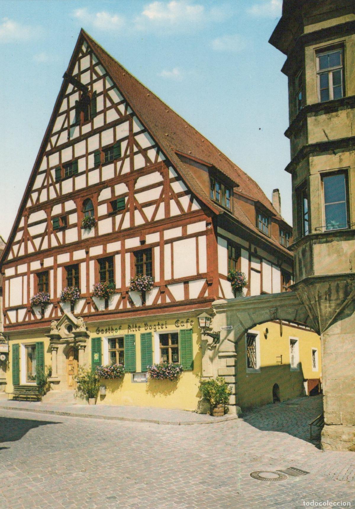 Cartes Postales: Germany Wolframs Eschenbach Historic Gasthof Alte Vogtei Cafe Unposted *YAW475