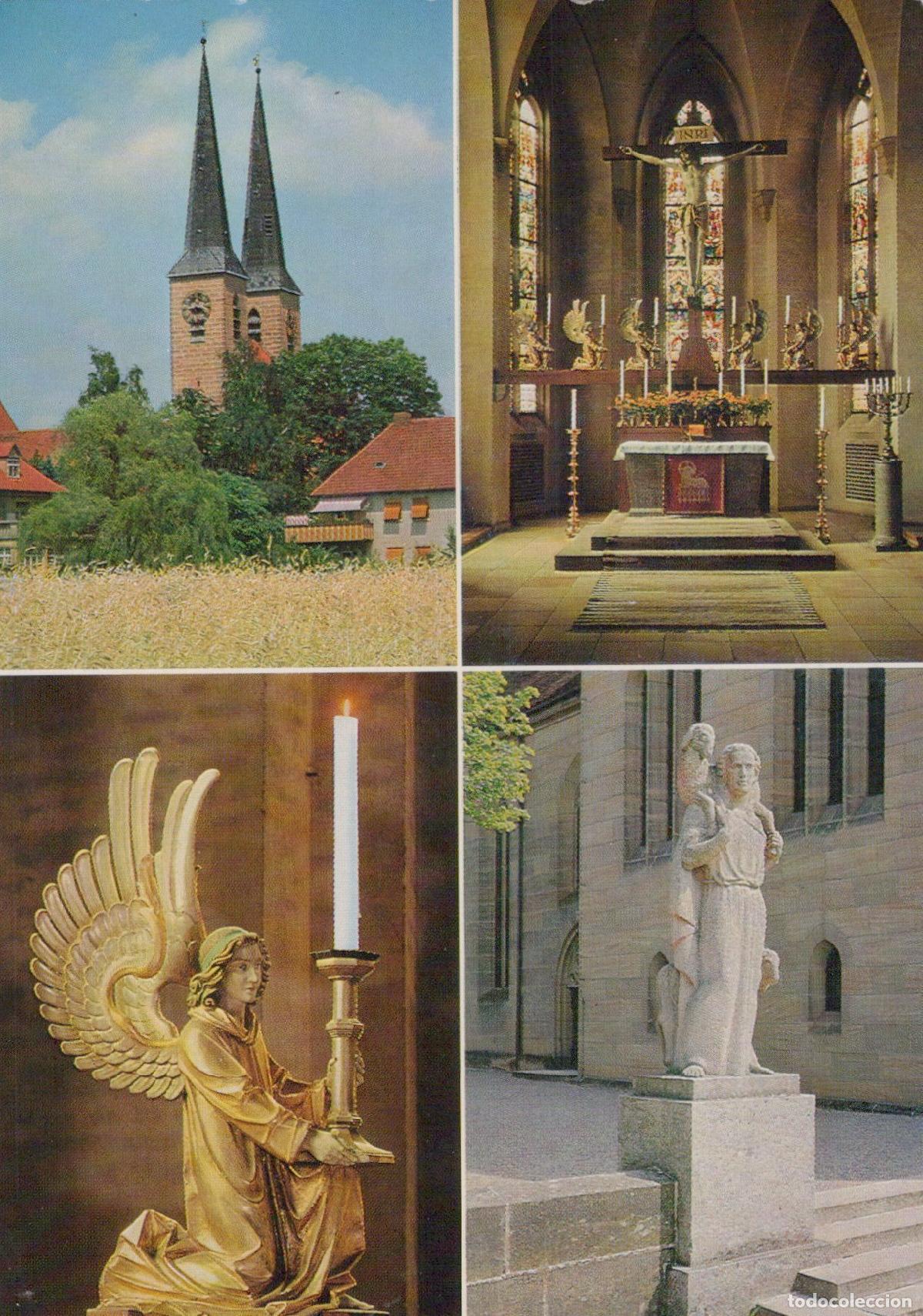 Postais: Germany Neuendettelsau St Laurentiuskirche Church Altar Angel Unposted *YAW480