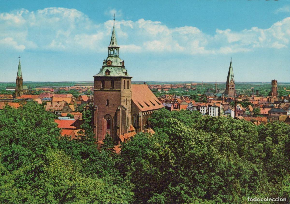 Postais: Germany L&uuml;neburg Panoramic View From Kalkberg With St Michaelis Unposted *YAW491
